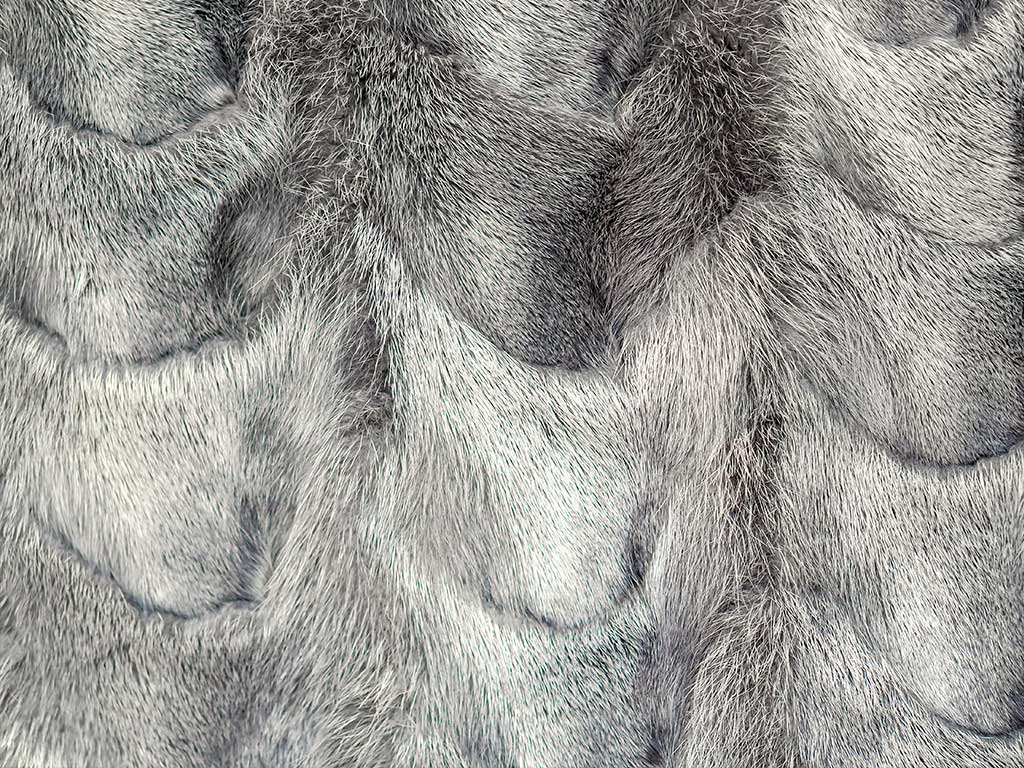 TRS Grey Mink Fur Background
